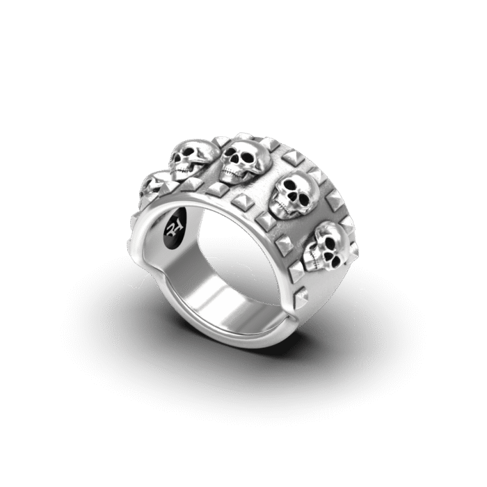 ANILLO CALAVERAS Y PINCHOS